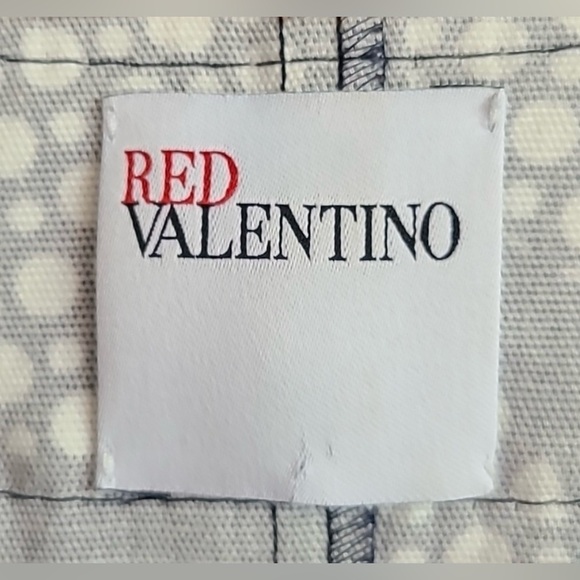 Red Valentino Navy & White Polka Dot Dress - Picture 5 of 5